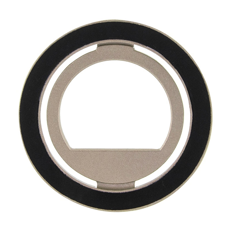 Guess MagSafe žiedinis laikiklis su cirkonio akmenukais – magnetinis pirštų laikiklis telefonui su stovo funkcija (aukso spalvos)