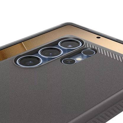 Spigen Rugged Armor Mag MagSafe – „Samsung Galaxy S25 Ultra“ dėklas („Marble Grey“)