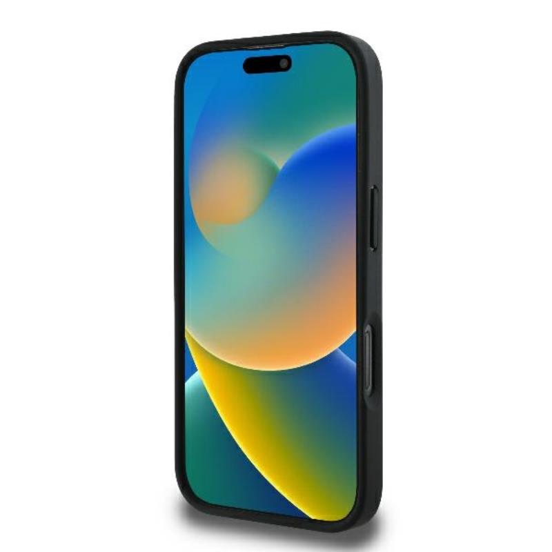 Karl Lagerfeld Monogram Karl galvos sagtelė – dėklas iPhone 16 Pro Max (juodas)