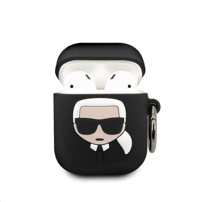 Karl Lagerfeld Bundle Ikonik - dėklų rinkinys, skirtas Apple Airpods 1/2 + Power Bank su veidrodėliu
