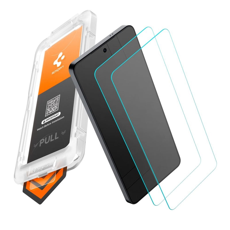 Spigen GLAS.TR EZ Fit Pro AC HD 2 vnt. – Grūdintas stiklas, skirtas Samsung Galaxy S26 Ultra (2 vnt.)