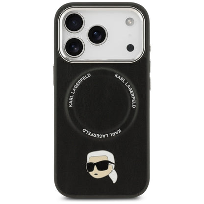 Karl Lagerfeld Karl Pin MagSafe - dėklas iPhone 17 Pro Max (juodas)