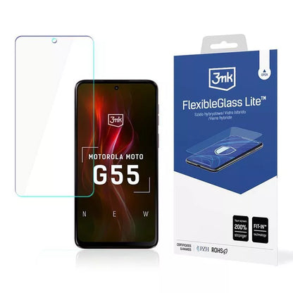3mk FlexibleGlass Lite – hibridinis stiklas, skirtas „Motorola Moto G55 5G“