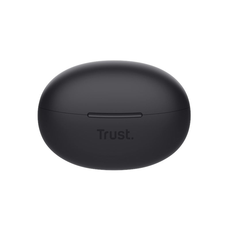 Trust Yavi – belaidės „In-Ear“ „Bluetooth TWS“ ausinės su įkrovimo dėklu ir ENC (juodos)