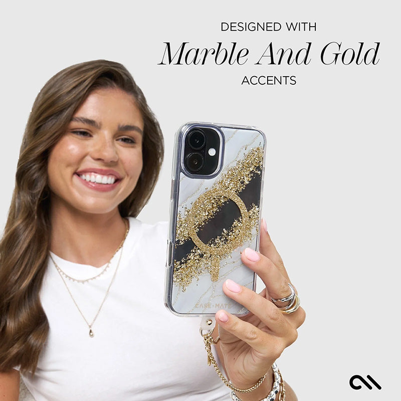 Case-Mate Karat MagSafe – „iPhone 16 Plus“ dėklas (granitas)