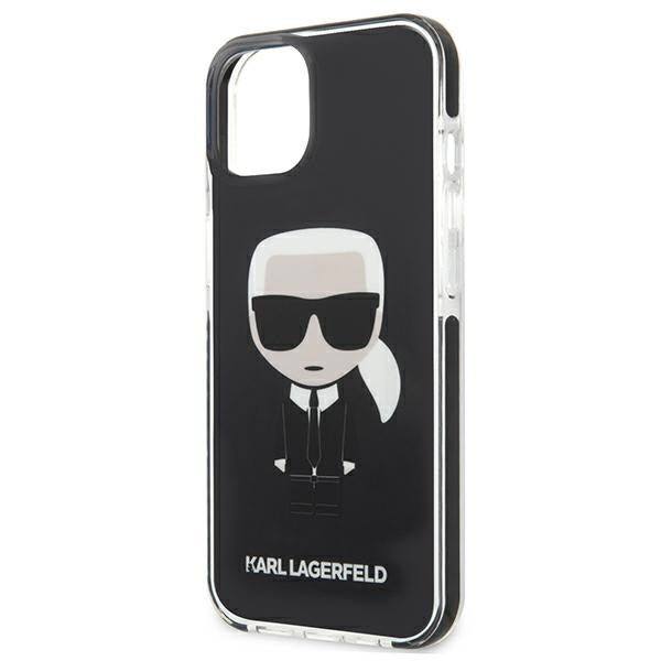 Karl Lagerfeld Fullbody Ikonik – „iPhone 13 mini“ dėklas (juodas)