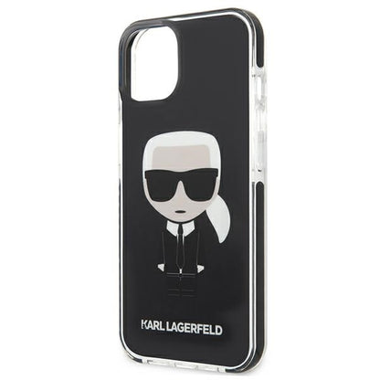 Karl Lagerfeld Fullbody Ikonik – „iPhone 13 mini“ dėklas (juodas)