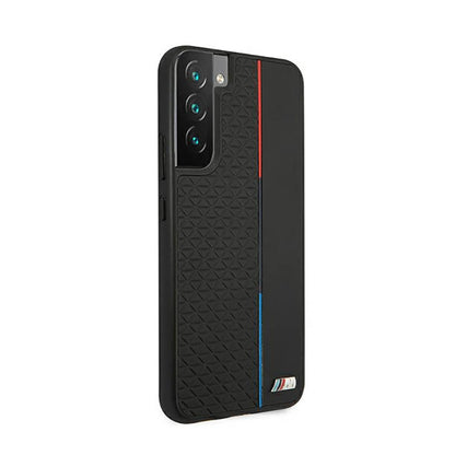 BMW M kolekcija Triangles – dėklas Samsung Galaxy S22+ (juodas)