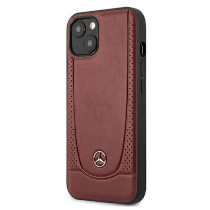 Mercedes Leather Urban – Dėklas skirtas iPhone 13 mini (raudonas)