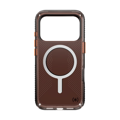 Speck Presidio Lux Grip MagSafe - iPhone 17 Pro dėklas (Luxury Shade Matte / Orange)