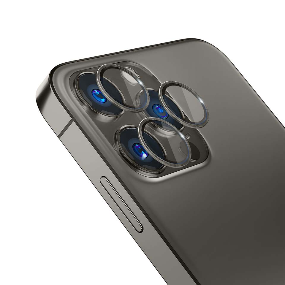 3mk Lens Protection Pro - Kameros lęšio stiklas iPhone 14 Pro / 14 Pro Max (Grafito)