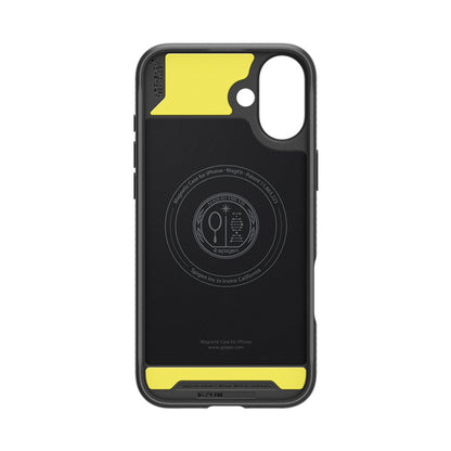 Spigen Rugged Armor Mag MagSafe – dėklas iPhone 16 Plus (matinė juoda)