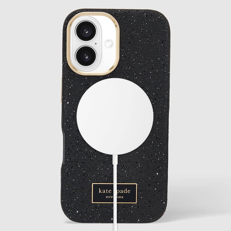 Kate Spade New York Crystal Pave MagSafe – „iPhone 16“ dėklas (Nightfall)