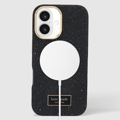 Kate Spade New York Crystal Pave MagSafe – „iPhone 16“ dėklas (Nightfall)