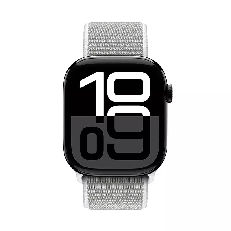 Crong Nylon - sportinis dirželis, skirtas „Apple Watch“ 44/45/46/49 mm (sidabro pilkas)