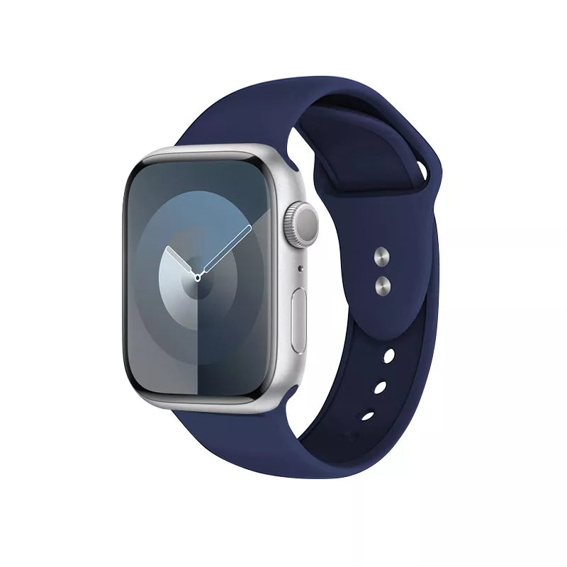 "Crong Liquid" - Dirželis, skirtas "Apple Watch" 44/45/46/49 mm (tamsiai mėlynas)