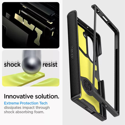 Spigen Slim Armor Pro – dėklas, skirtas „Samsung Galaxy Z Fold 6“ (juodas)