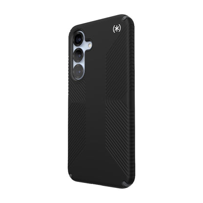 Speck Presidio2 Grip Magnet - „Samsung Galaxy S25+“ / „24+“ dėklas su „MagSafe“ (juoda / skalūnų pilka / balta)