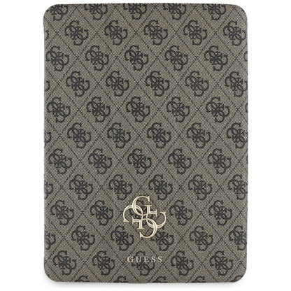 Guess Magnetic 4G Big Logo – dėklas iPad Pro 11" M4 (2024) (rudas)