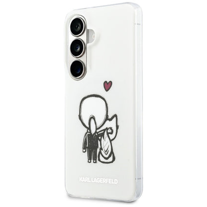 Karl Lagerfeld IML Karl & Choupette MagSafe - Samsung Galaxy S26 dėklas (skaidrus)
