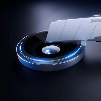 3mk HARDY Pro objektyvo apsauga - Kameros objektyvo stiklas iPhone Air (Titano pilka)