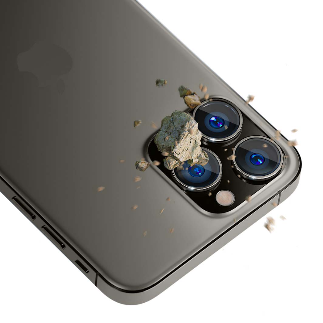 3mk Lens Protection Pro - Kameros lęšio stiklas iPhone 14 Pro / 14 Pro Max (Grafito)