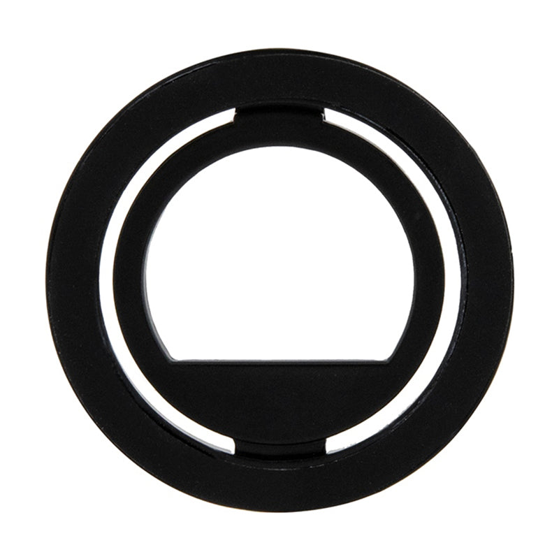 Guess MagSafe žiedo stovas su kristalais – magnetinis piršto laikiklis telefonui su stovo funkcija (juoda)