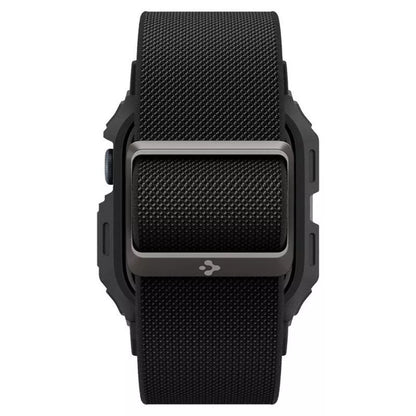 Spigen Lite Fit "Pro" - Dėklas su dirželiu skirtas Apple Watch 10 42 mm (Matinė juoda)