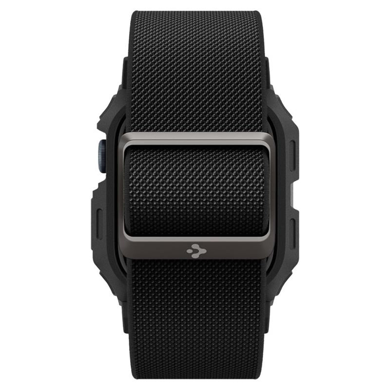 Spigen Lite Fit "Pro" - Dėklas su dirželiu skirtas Apple Watch 10 42 mm (Matinė juoda)