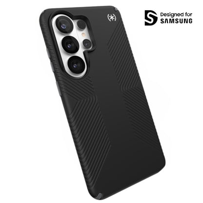 Speck Presidio2 Grip Magnet - Samsung Galaxy S26 Ultra MagSafe dėklas (juodas/skalūno pilkumo/baltas)