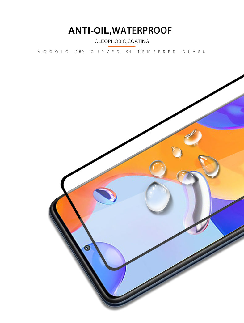 Mocolo 2.5D Full Glue Glass - Apsauginis stiklas, skirtas Xiaomi Redmi Note 11 Pro / Note 11 Pro Plus