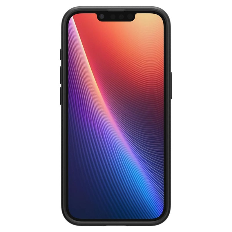 Spigen Liquid Air dėklas iPhone 17e / 16e (Matinis juodas)