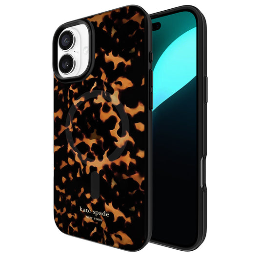 Kate Spade New York Protective MagSafe – dėklas iPhone 16 Plus (vėžlio šarvo raštas)