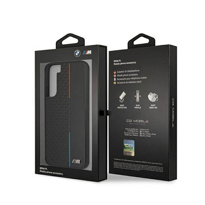BMW M kolekcija Triangles – dėklas Samsung Galaxy S22+ (juodas)