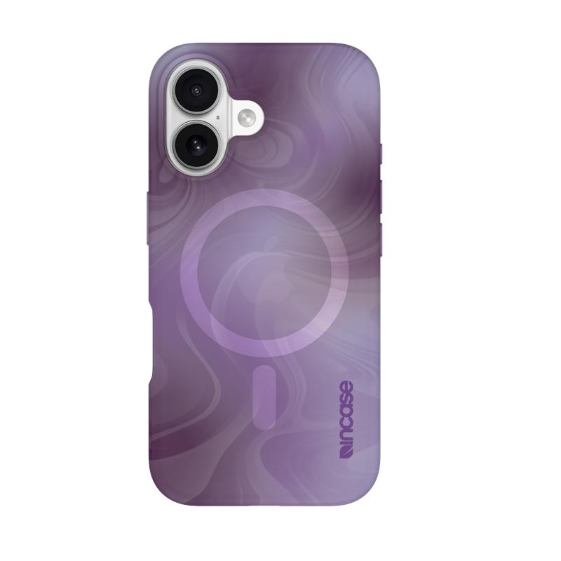 Incase Halo MagSafe dėklas – „iPhone 16“ dėklas („Oil Slick Lilac“)