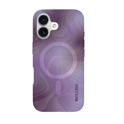 Incase Halo MagSafe dėklas – „iPhone 16“ dėklas („Oil Slick Lilac“)
