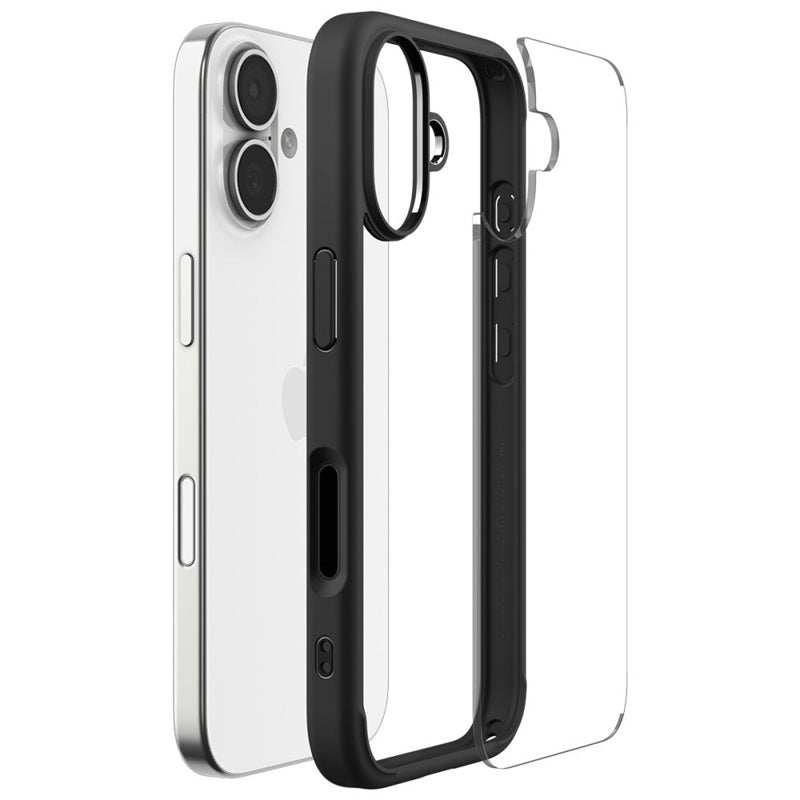 Spigen Ultra Hybrid - Dėklas skirtas iPhone 17 (Matinė juoda)