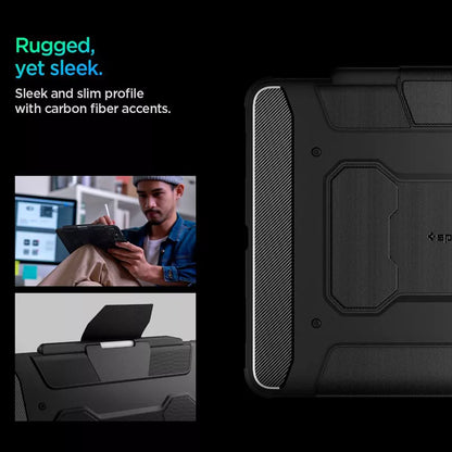 Spigen Rugged Armor Pro - dėklas, skirtas iPad Pro 13" (M4, 2024) (juodas)