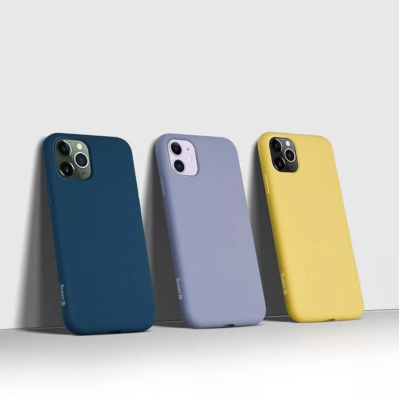 Crong Color Cover – Lankstus dėklas „iPhone 11“ (juodas)