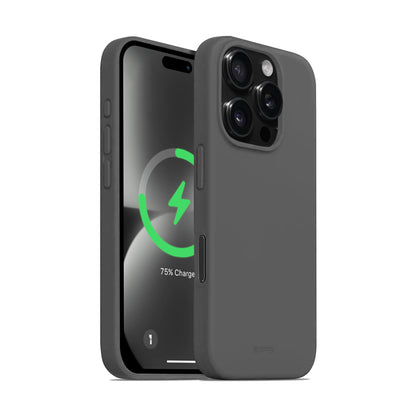 Crong Color Cover Magnetic - Dėklas skirtas iPhone 16 Pro MagSafe (titano)