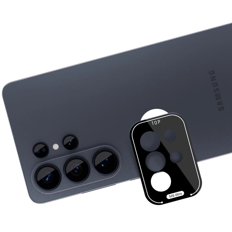 3mk Lens Protection Pro - Stiklinė apsauga Samsung Galaxy S26 Ultra kamerai (Juoda)