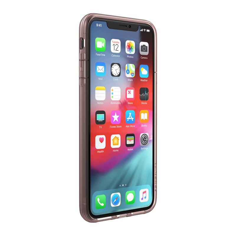 Incase Protective Clear Cover, skirtas iPhone Xs Max (rožinio aukso spalvos)
