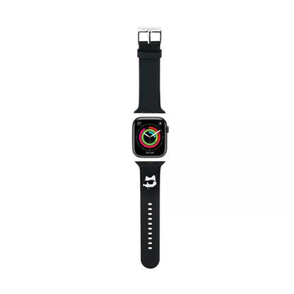 Karl Lagerfeld 3D Rubber Choupette Head NFT – „Apple Watch“ 38/40/41 mm apyrankė (juoda)