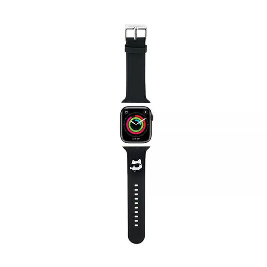 Karl Lagerfeld 3D Rubber Choupette Head NFT – „Apple Watch“ 38/40/41 mm apyrankė (juoda)