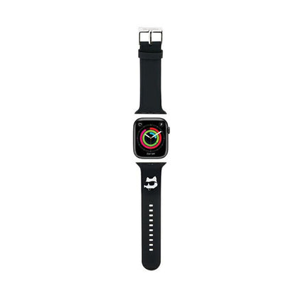 Karl Lagerfeld 3D Rubber Choupette Head NFT – „Apple Watch“ 38/40/41 mm apyrankė (juoda)