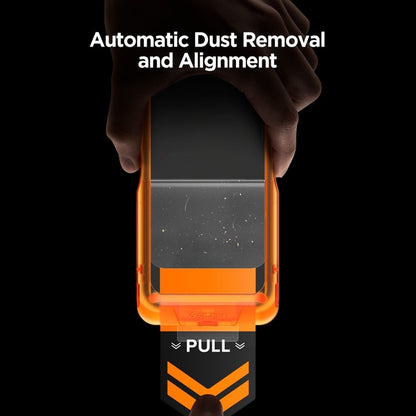 Spigen Glas.tR AlignMaster Slim 3-Pack - Grūdintas stiklas, skirtas Apple iPhone 17 Pro (3 vnt.)