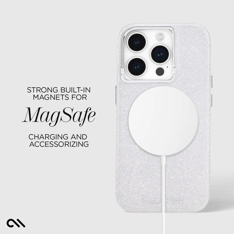 Case-Mate Shimmer MagSafe – dėklas iPhone 15 Pro (vaivorykštinis)