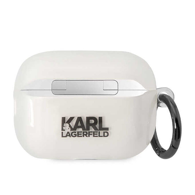 Karl Lagerfeld NFT Ikonik Karl Head – Dėklas, skirtas „Apple AirPods Pro 2“ (skaidrus)