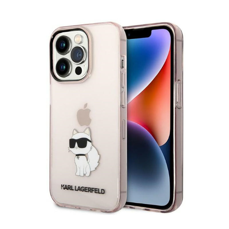 Karl Lagerfeld IML NFT Choupette – Dėklas iPhone 14 Pro Max (rožinis)