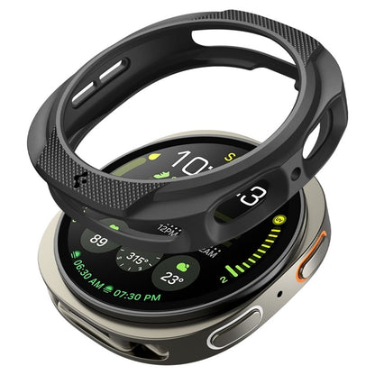 Spigen Liquid Air – Dėklas, skirtas Samsung Galaxy Watch 8 44 mm (Matinė juoda)